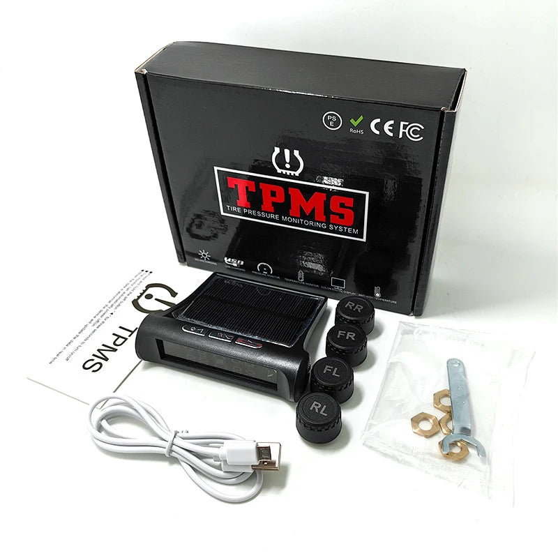 Intelligent TPMS Solar Tyre Pressure Monitoring System